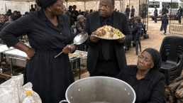 Sekuru Jabu, Auntie Rudo and Gogo running the economics of a funeral